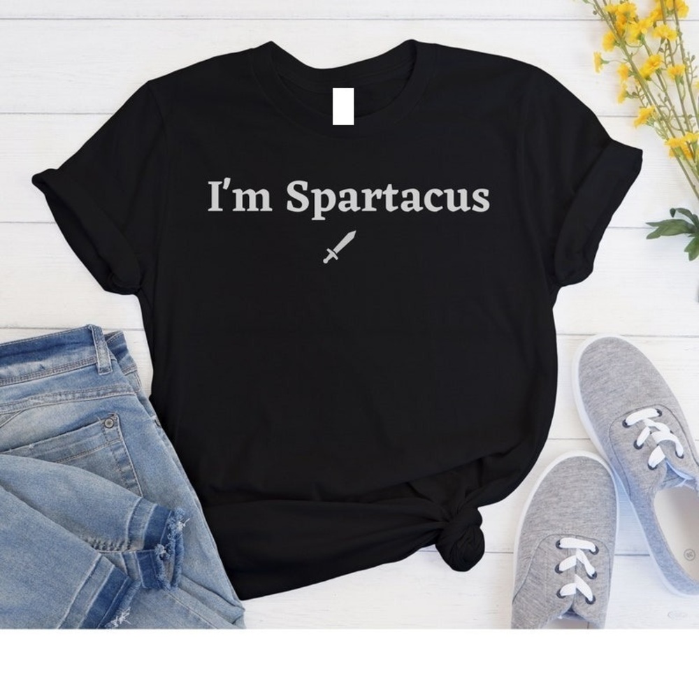 Im Spartacus Fun Shirt Movie Shirt Retro Movie T-shirt